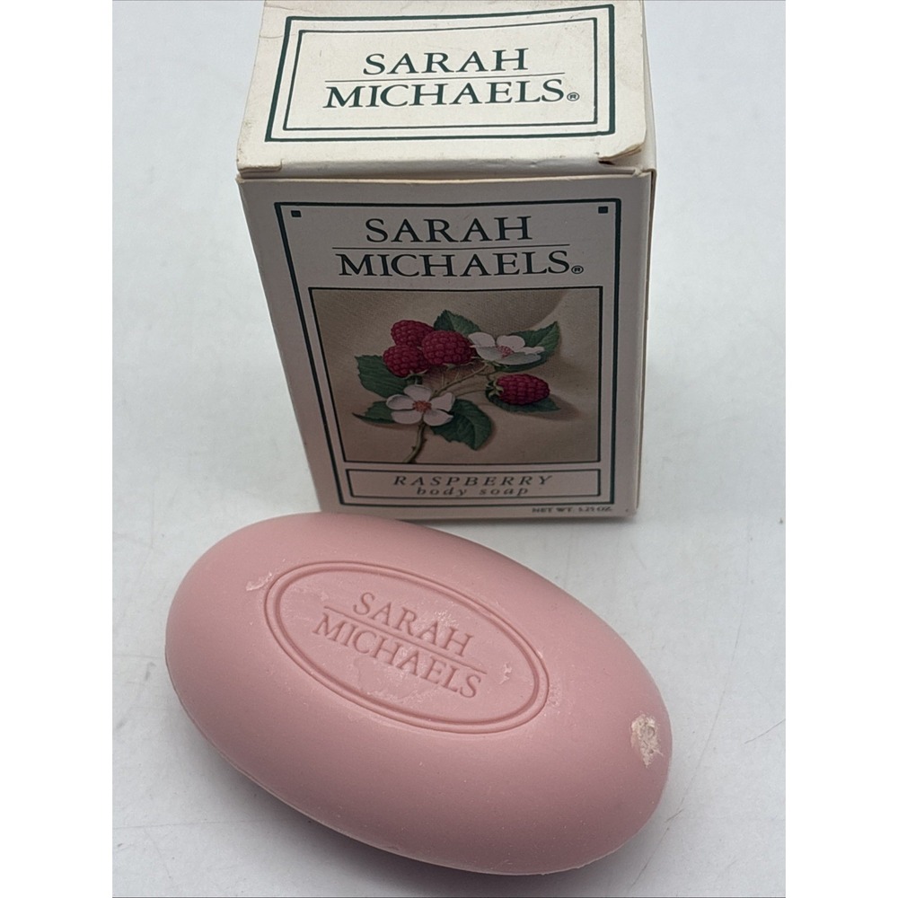 Sarah Michaels Raspberry Body Soap Discontinued Vintage